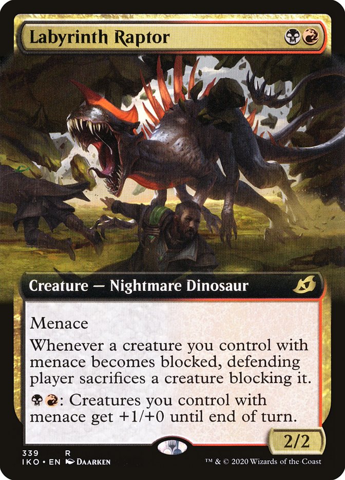 Labyrinth Raptor (Extended Art) [Ikoria: Lair of Behemoths] | Exor Games Summserside