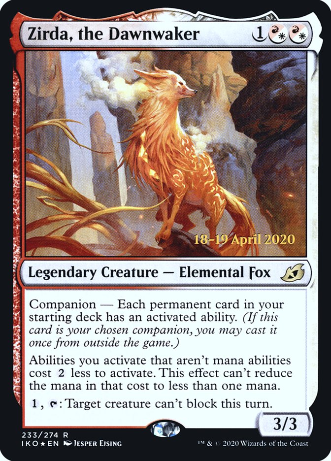 Zirda, the Dawnwaker  [Ikoria: Lair of Behemoths Prerelease Promos] | Exor Games Summserside