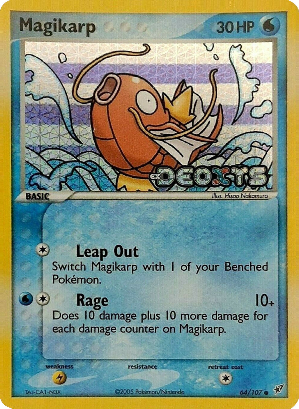 Magikarp (64/107) (Stamped) [EX: Deoxys] | Exor Games Summserside