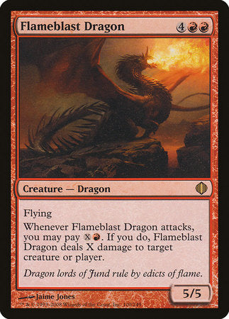 Flameblast Dragon [Shards of Alara] | Exor Games Summserside