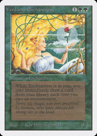 Verduran Enchantress [Unlimited Edition] | Exor Games Summserside