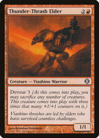 Thunder-Thrash Elder [Shards of Alara] | Exor Games Summserside