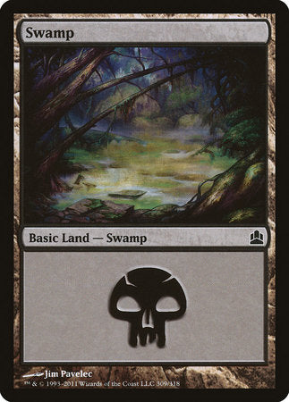 Swamp (309) [Commander 2011] | Exor Games Summserside