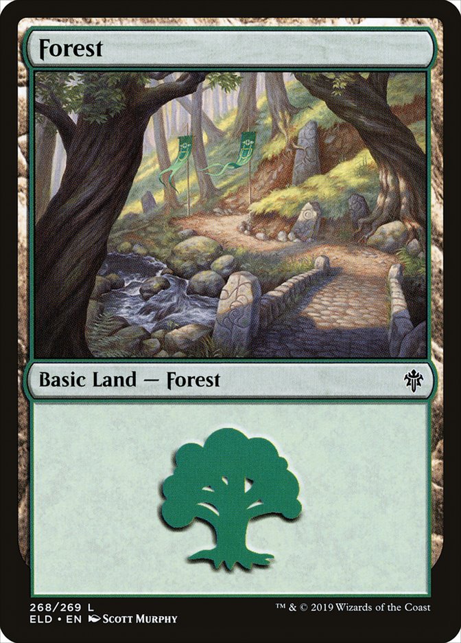 Forest (268) [Throne of Eldraine] | Exor Games Summserside