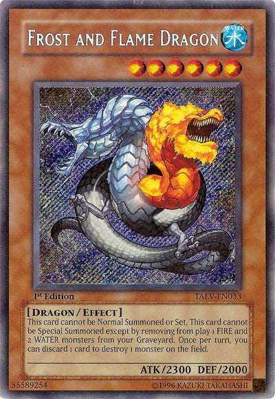 Frost and Flame Dragon [TAEV-EN033] Secret Rare | Exor Games Summserside