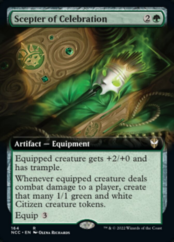 Scepter of Celebration (Extended Art) [Streets of New Capenna Commander] | Exor Games Summserside