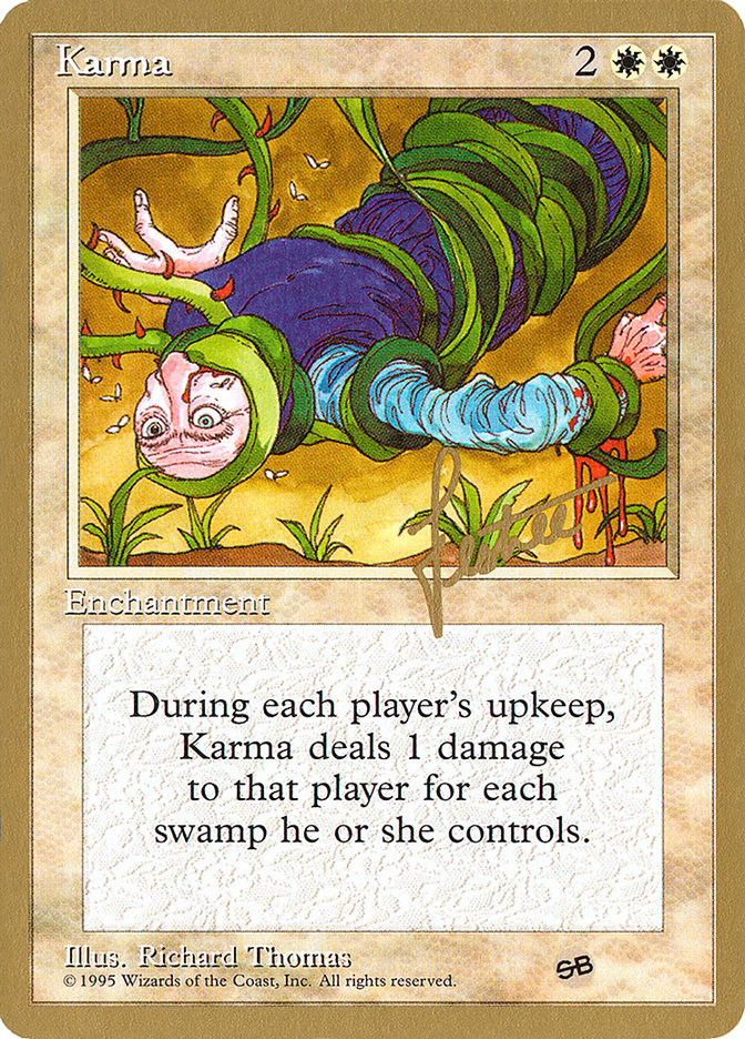 Karma (Bertrand Lestree) (SB) [Pro Tour Collector Set] | Exor Games Summserside