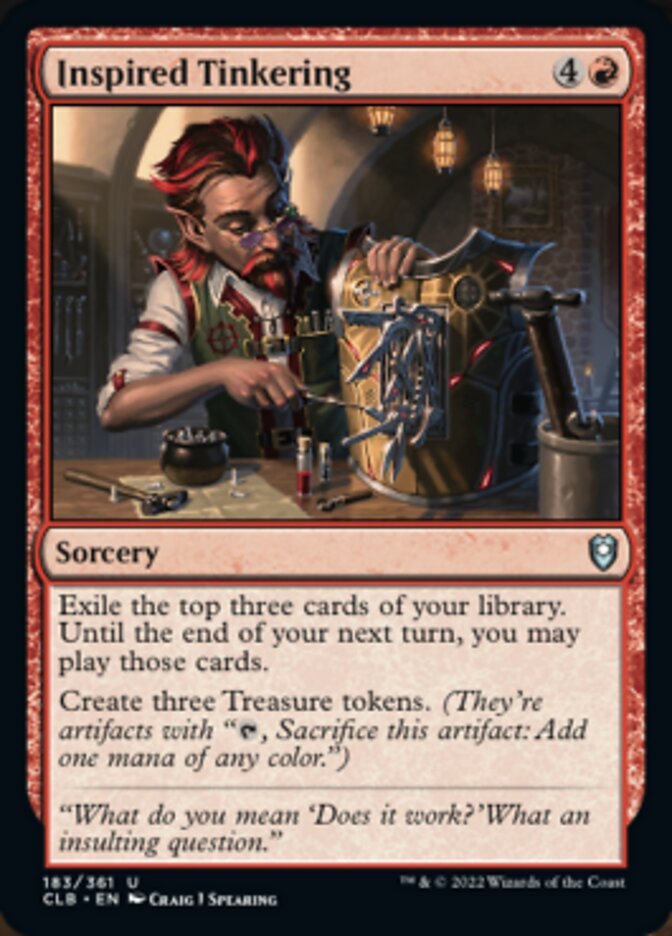 Inspired Tinkering [Commander Legends: Battle for Baldur's Gate] | Exor Games Summserside
