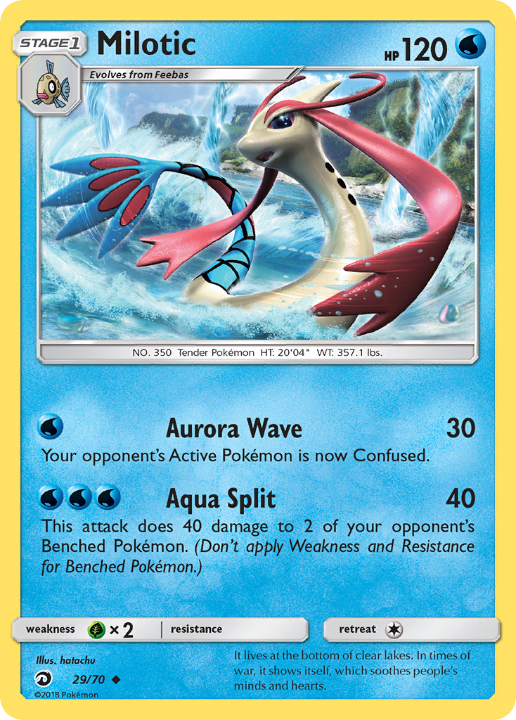 Milotic (29/70) [Sun & Moon: Dragon Majesty] | Exor Games Summserside