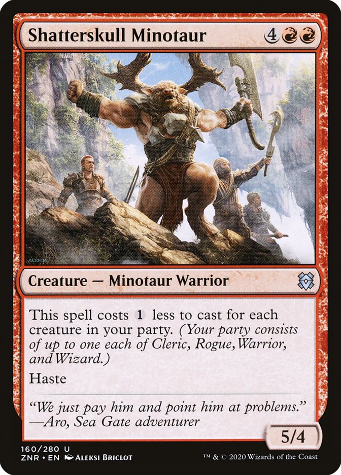 Shatterskull Minotaur [Zendikar Rising] | Exor Games Summserside