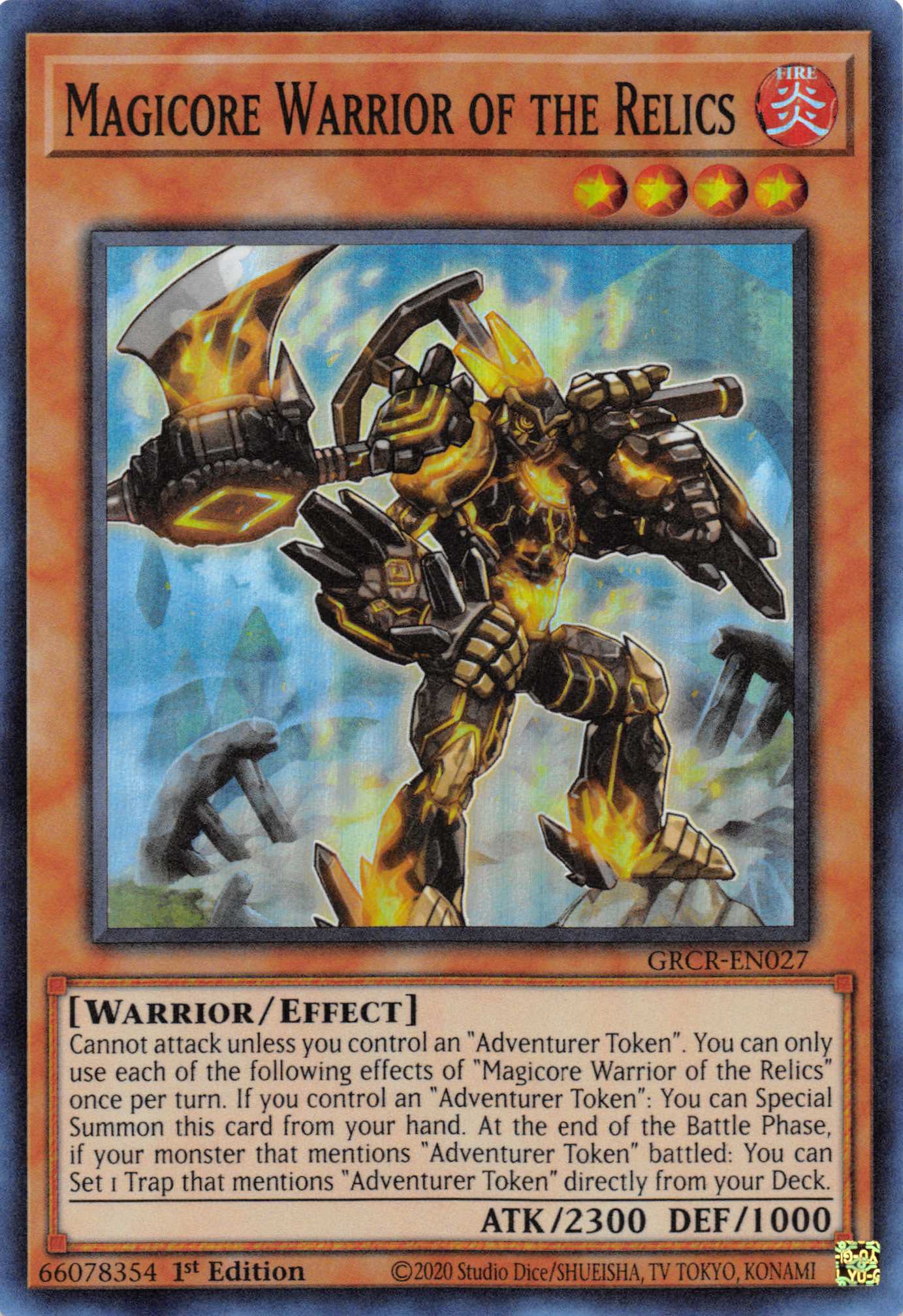 Magicore Warrior of the Relics [GRCR-EN027] Super Rare | Exor Games Summserside