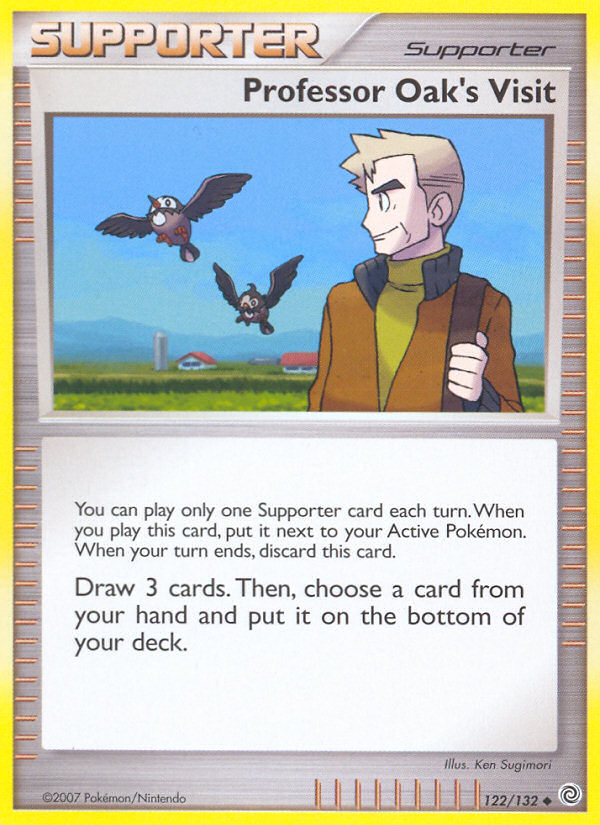 Professor Oak's Visit (122/132) [Diamond & Pearl: Secret Wonders] | Exor Games Summserside