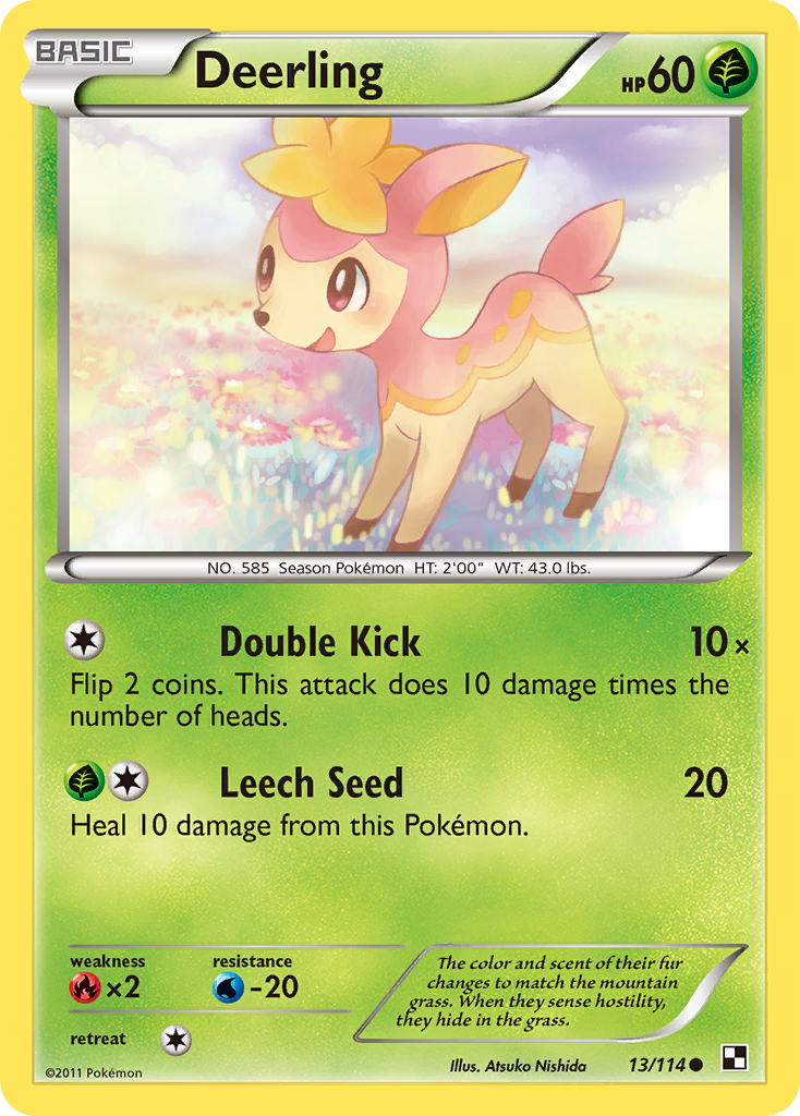 Deerling (13/114) [Black & White: Base Set] | Exor Games Summserside