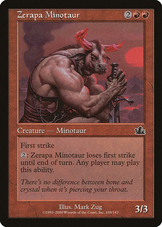 Zerapa Minotaur [Prophecy] | Exor Games Summserside