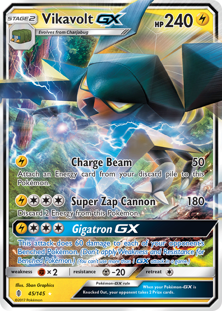 Vikavolt GX (45/145) [Sun & Moon: Guardians Rising] | Exor Games Summserside