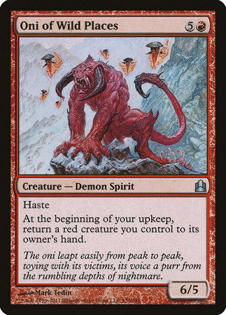 Oni of Wild Places [Commander 2011] | Exor Games Summserside