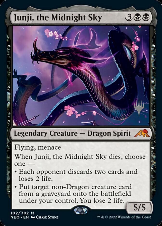 Junji, the Midnight Sky (Promo Pack) [Kamigawa: Neon Dynasty Promos] | Exor Games Summserside