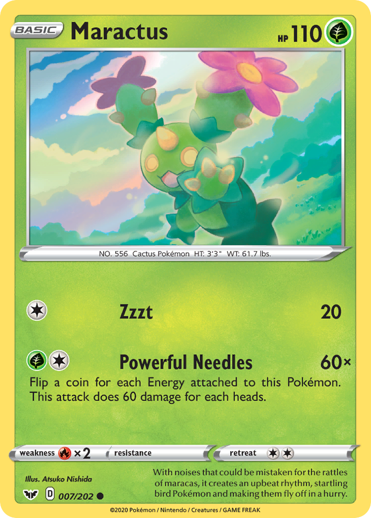 Maractus (007/202) [Sword & Shield: Base Set] | Exor Games Summserside