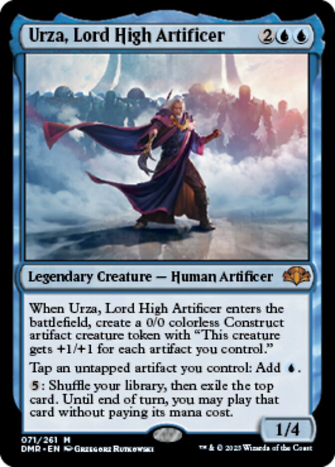 Urza, Lord High Artificer [Dominaria Remastered] | Exor Games Summserside