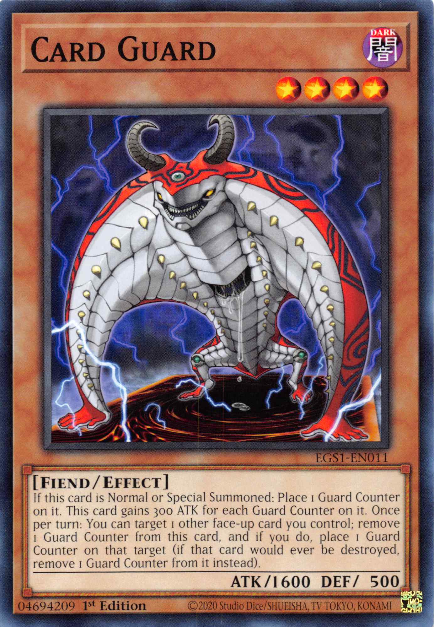 Card Guard [EGS1-EN011] Common | Exor Games Summserside