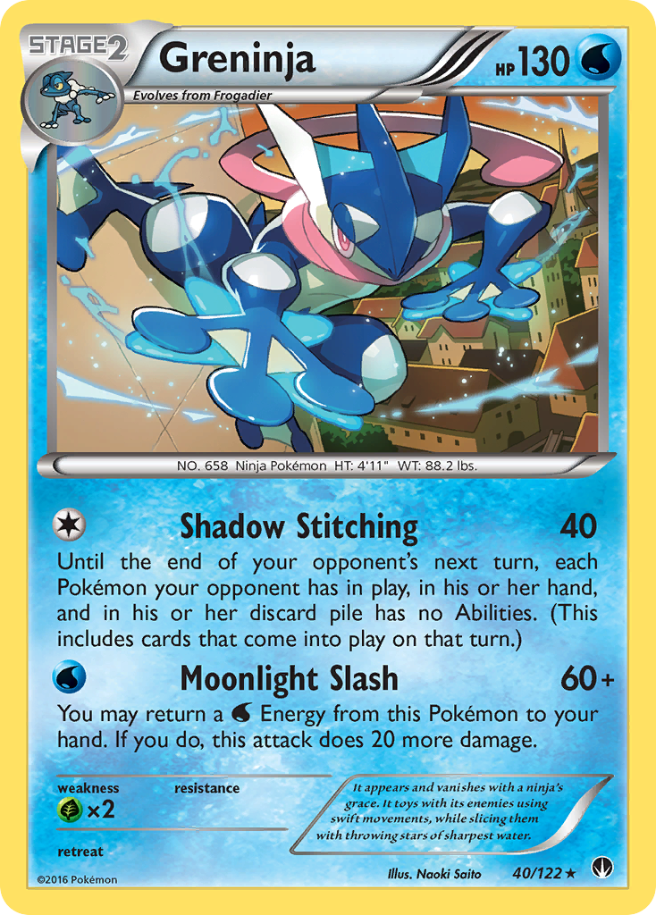 Greninja (40/122) [XY: BREAKpoint] | Exor Games Summserside