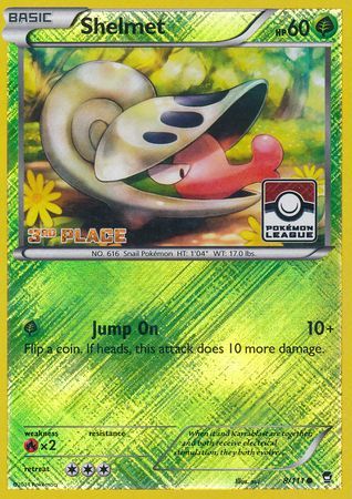 Shelmet (8/111) (League Promo 3rd Place) [XY: Furious Fists] | Exor Games Summserside