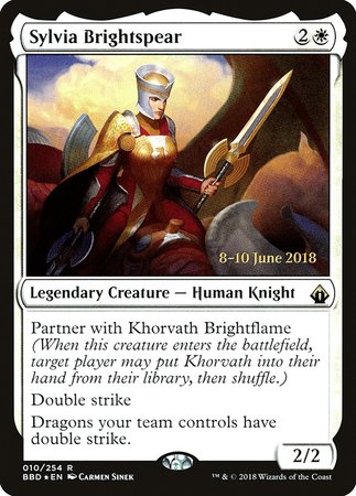 Sylvia Brightspear [Battlebond Promos] | Exor Games Summserside
