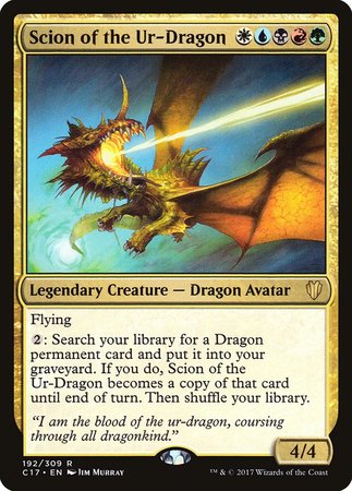 Scion of the Ur-Dragon [Commander 2017] | Exor Games Summserside