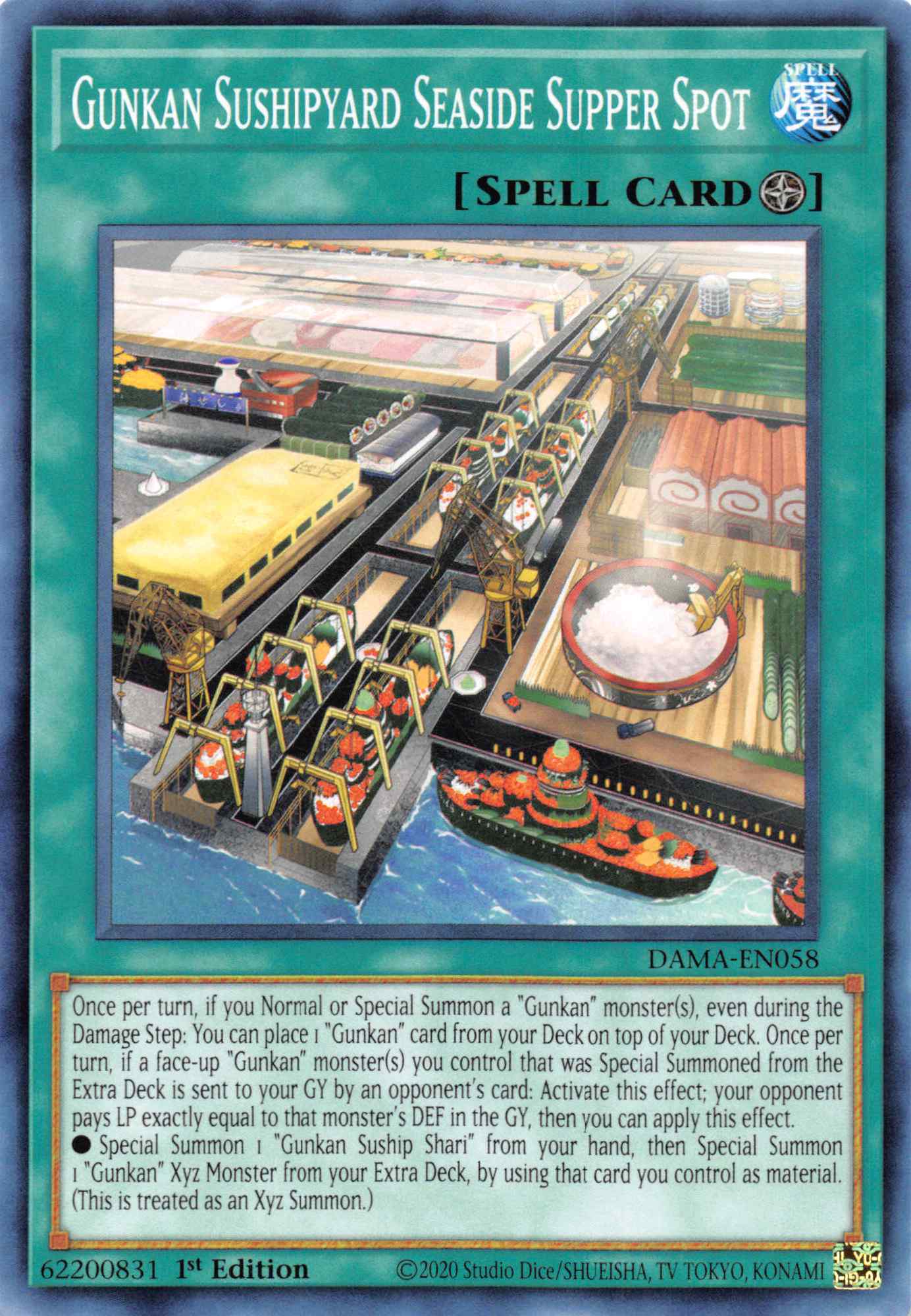 Gunkan Sushipyard Seaside Supper Spot [DAMA-EN058] Common | Exor Games Summserside