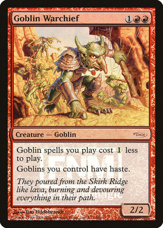Goblin Warchief (2006) [Friday Night Magic 2006] | Exor Games Summserside