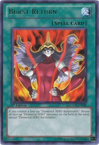 Burst Return [LCGX-EN084] Rare | Exor Games Summserside