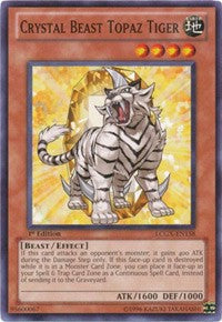 Crystal Beast Topaz Tiger [LCGX-EN158] Common | Exor Games Summserside