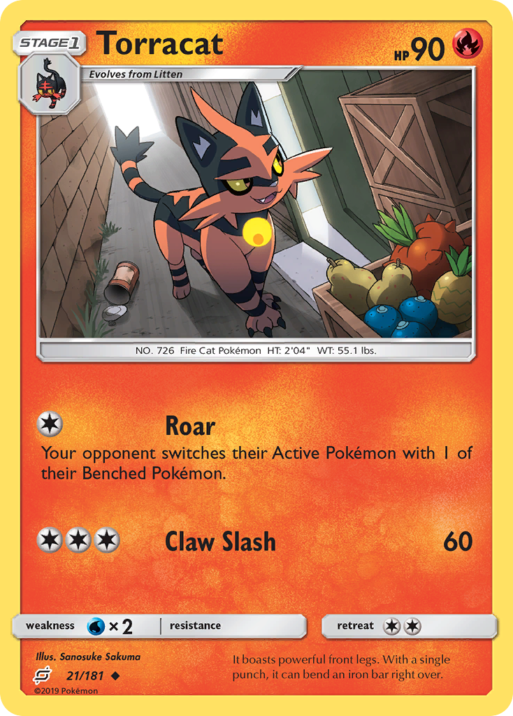 Torracat (21/181) [Sun & Moon: Team Up] | Exor Games Summserside