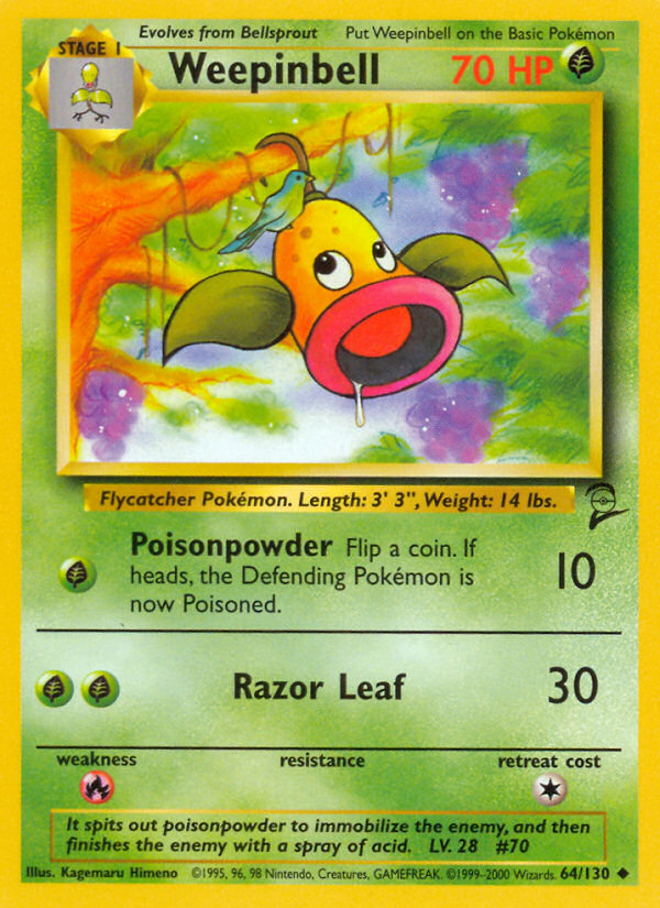 Weepinbell (64/130) [Base Set 2] | Exor Games Summserside