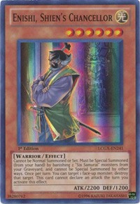 Enishi, Shien's Chancellor [LCGX-EN241] Super Rare | Exor Games Summserside