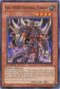 Evil HERO Infernal Gainer [LCGX-EN030] Common | Exor Games Summserside