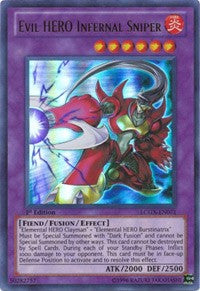 Evil HERO Infernal Sniper [LCGX-EN071] Ultra Rare | Exor Games Summserside