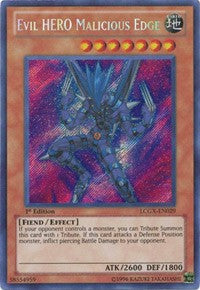 Evil HERO Malicious Edge [LCGX-EN029] Secret Rare | Exor Games Summserside