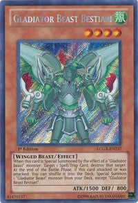 Gladiator Beast Bestiari [LCGX-EN237] Secret Rare | Exor Games Summserside