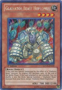 Gladiator Beast Hoplomus [LCGX-EN239] Secret Rare | Exor Games Summserside