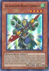 Gladiator Beast Lanista [LCGX-EN252] Ultra Rare | Exor Games Summserside