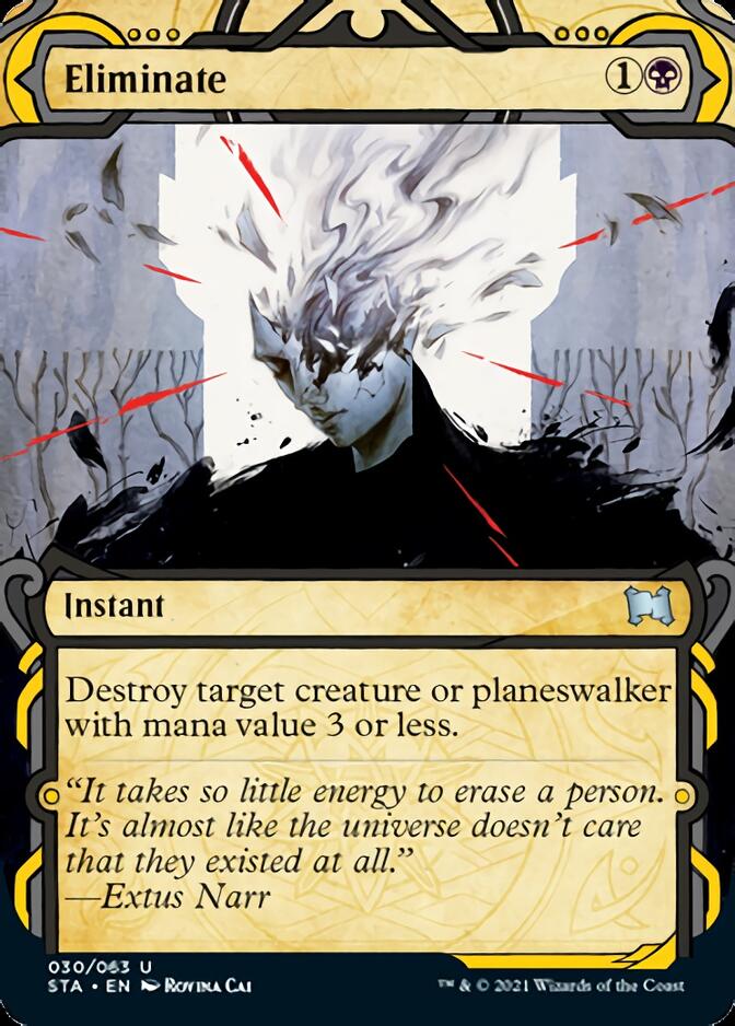 Eliminate (Etched Foil) [Strixhaven Mystical Archive] | Exor Games Summserside