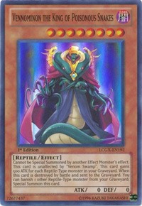 Vennominon the King of Poisonous Snakes [LCGX-EN192] Super Rare | Exor Games Summserside