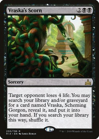 Vraska's Scorn [Rivals of Ixalan] | Exor Games Summserside