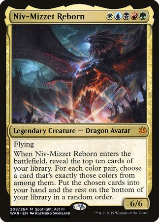 Niv-Mizzet Reborn [War of the Spark] | Exor Games Summserside