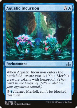 Aquatic Incursion [Rivals of Ixalan] | Exor Games Summserside