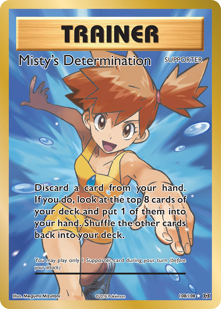 Misty's Determination (108/108) [XY: Evolutions] | Exor Games Summserside