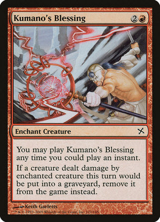 Kumano's Blessing [Betrayers of Kamigawa] | Exor Games Summserside