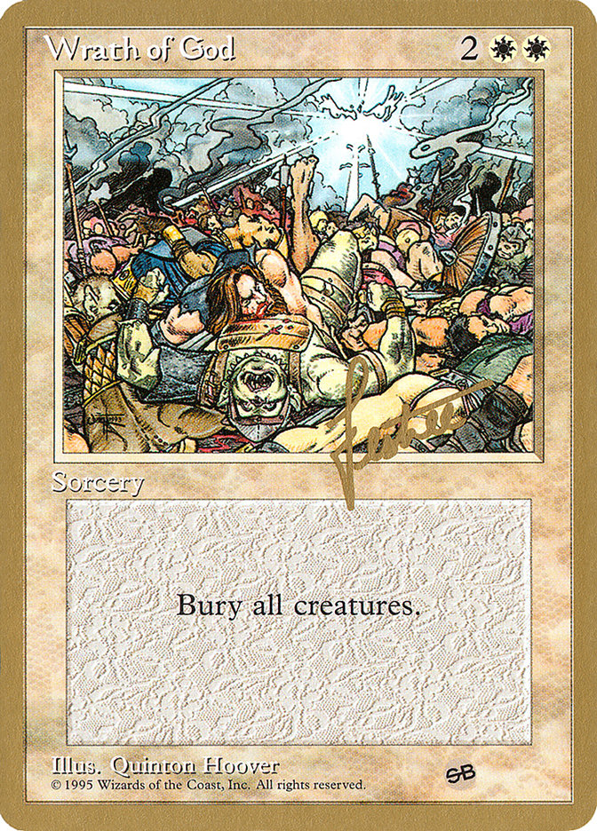 Wrath of God (Bertrand Lestree) (SB) [Pro Tour Collector Set] | Exor Games Summserside
