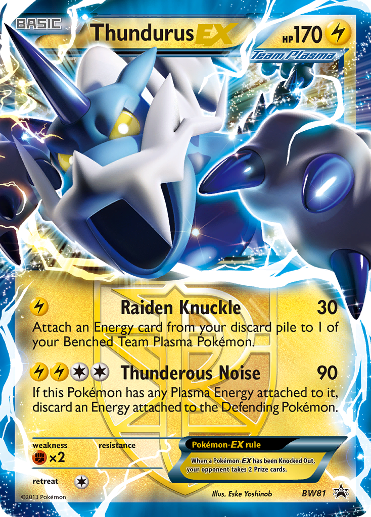 Thundurus EX (BW81) [Black & White: Black Star Promos] | Exor Games Summserside